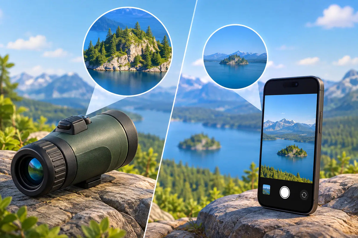 Monocular Versus Phone Camera: Which Sees More?